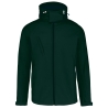 Veste softshell à capuche amovible Kariban homme – Vert