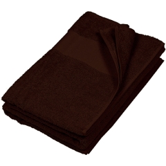 Drap de bain chocolat 100 cm 150 cm