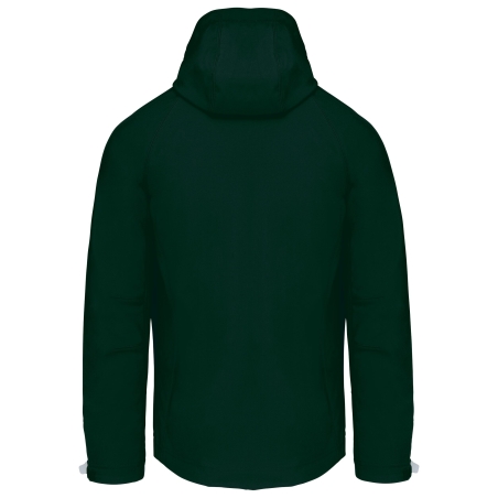 Veste softshell à capuche amovible Kariban homme – Vert – vue 2
