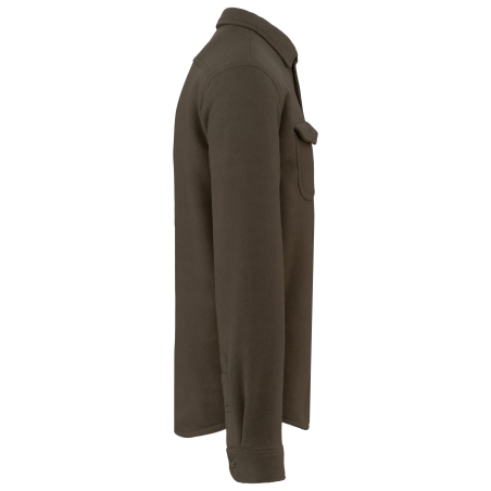 Surchemise polaire sherpa homme gris Kariban – 360 g/m² – vue 3
