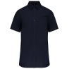 Chemise Popeline Manches Courtes Marine Kariban
