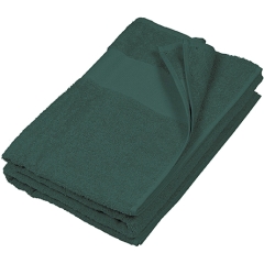 Drap de bain vert foret