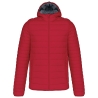 Doudoune légère capuche homme Rouge Kariban – Personnalisable