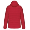 Doudoune légère capuche homme Rouge Kariban – Personnalisable – vue 2