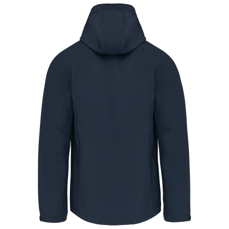 Veste Softshell Capuche Amovible Homme Marine – Kariban – vue 2