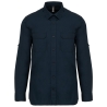 Chemise Safari Manches Longues Homme Marine – Kariban