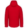 Veste softshell à capuche amovible Rouge Kariban homme – vue 2