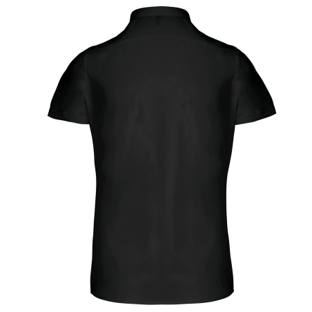 Chemise pilote manches courtes femme Kariban – Noir – vue 2