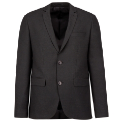 Veste homme Anthracite Heather coupe droite Kariban – Gris