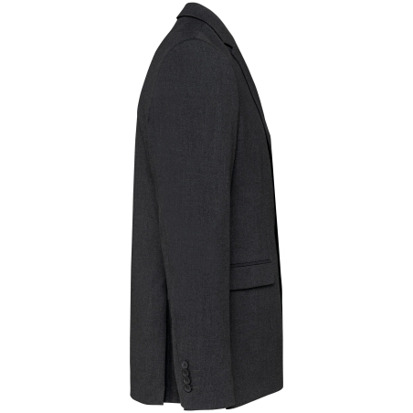 Veste homme Anthracite Heather coupe droite Kariban – Gris – vue 3