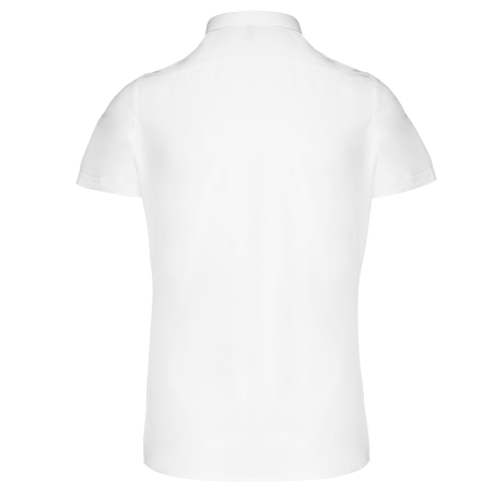 Chemise pilote manches courtes femme Kariban – Blanc – vue 2