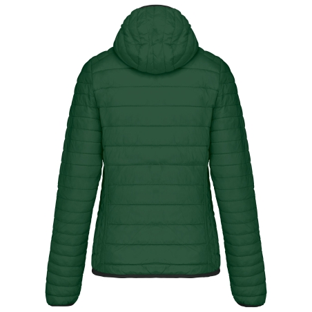 Doudoune légère capuche femme Kariban – Vert Forest Green – vue 2