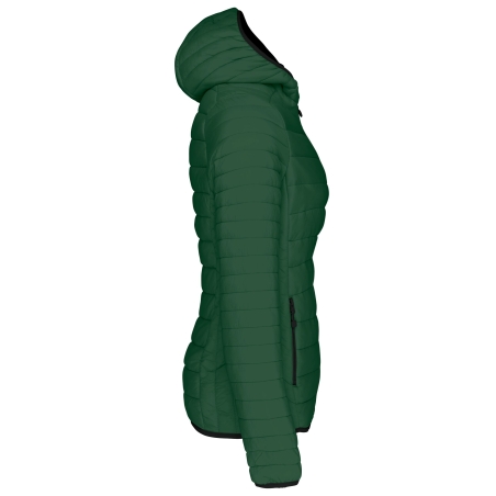 Doudoune légère capuche femme Kariban – Vert Forest Green – vue 3