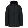 Parka à capuche recyclée unisexe Noir – Kariban