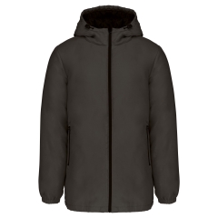 Parka à capuche recyclée unisexe Gris – Kariban
