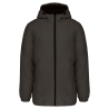 Parka à capuche recyclée unisexe Gris – Kariban