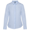 Chemise popeline manches longues femme rayée blanc – Kariban