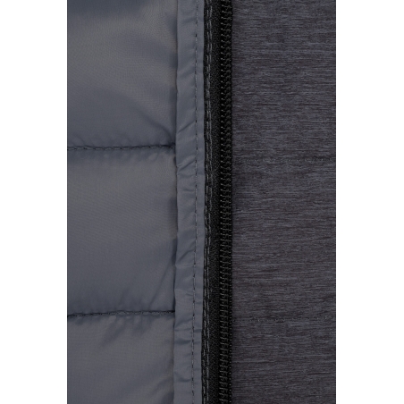 Doudoune légère à capuche femme Kariban – Gris chiné – vue 4