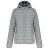 Doudoune légère capuche femme Kariban – Gris chiné