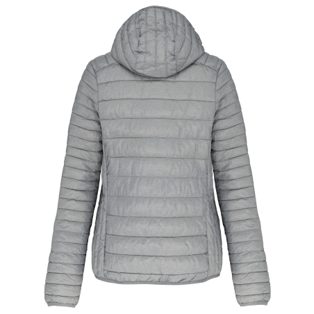 Doudoune légère capuche femme Kariban – Gris chiné – vue 2