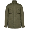 Veste safari homme Kariban – Vert Washed Light Khaki