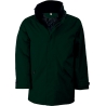 Vêtement anti froid Vert Foret type parka