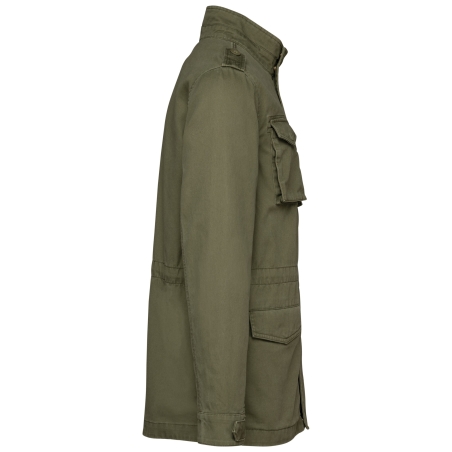 Veste safari homme Kariban – Vert Washed Light Khaki – vue 3