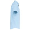 Chemise coton élasthanne manches courtes Bleu Kariban – vue 3