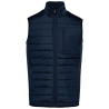 Bodywarmer bi-matière homme Marine – Kariban