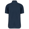 Chemise Manches Courtes Coton Stretch Marine Kariban – vue 2