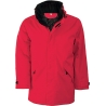Parka de travail avec doublure matelasse coloris Rouge