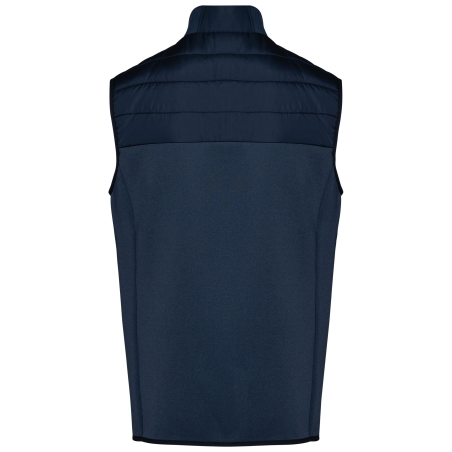 Bodywarmer bi-matière homme Marine – Kariban – vue 2
