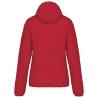 Doudoune légère à capuche femme Rouge Kariban – Personnalisable – vue 2