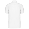Chemise Blanche Manches Courtes Coton/Élasthanne Kariban – vue 2