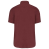 Chemise manches courtes coton stretch Bordeaux Kariban – vue 2