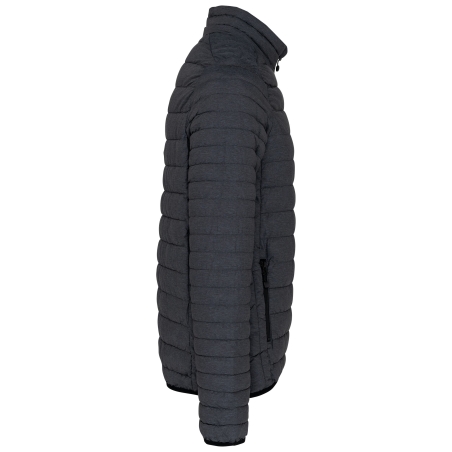 Doudoune légère homme gris chiné Kariban – veste de travail – vue 3