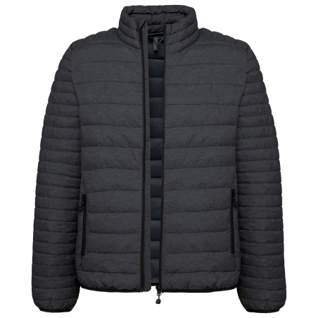Doudoune légère homme gris chiné Kariban – veste de travail – vue 5