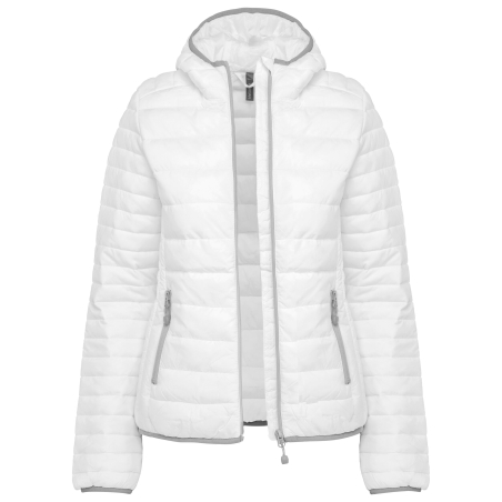 Doudoune légère capuche femme Kariban – Blanc – vue 5