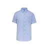 Chemise micro-sergé manches courtes sans repassage Ciel Kariban