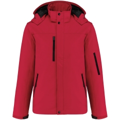 Parka Softshell Doublée Capuche Homme Rouge – Kariban