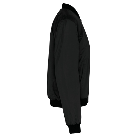 Blouson Bomber Femme Kariban Noir – Veste de Travail Personnalisée – vue 3