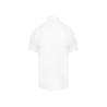 Chemise micro-sergé manches courtes sans repassage Blanc – vue 2