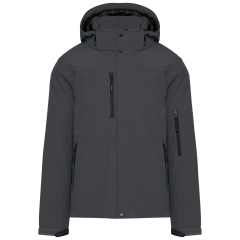 Parka Softshell 3 couches capuche homme Gris Kariban