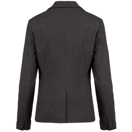 Veste de travail femme gris anthracite – Kariban – vue 2