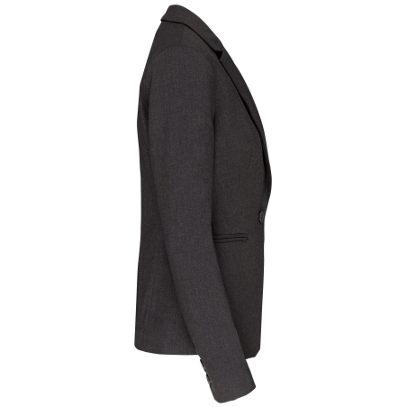 Veste de travail femme gris anthracite – Kariban – vue 3
