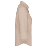 Chemise Popeline Polycoton Manches 3/4 Femme Kariban – Beige – vue 3