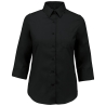 Chemise Popeline Manches 3/4 Femme Kariban – Noir