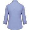 Chemise Popeline Manches 3/4 Femme Ciel – Kariban – vue 2