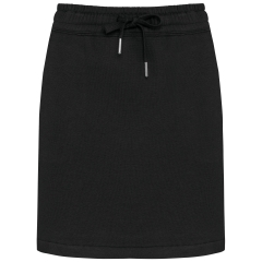 Jupe molleton écoresponsable femme Kariban – Noir