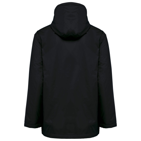 Veste à capuche micropolaire unisexe Kariban – Noir – vue 2